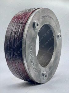 260x90x154 resin bond zirconia rail grinding wheel for Loram grinder