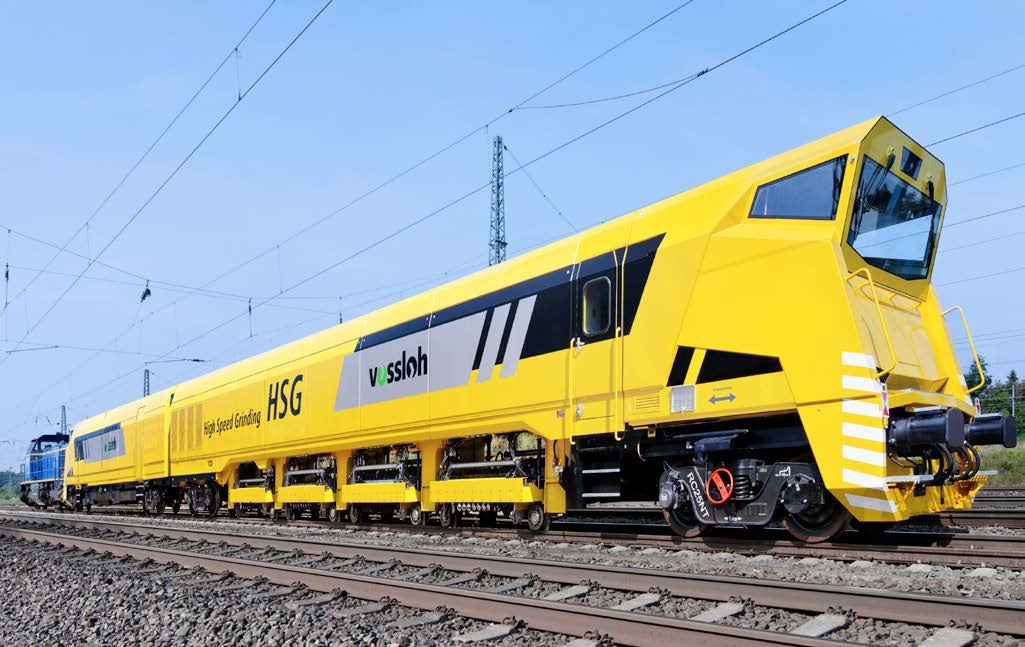 Vossloh HSG-2 high-speed grinding train
